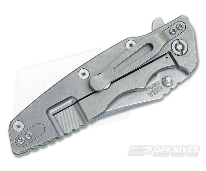 Hinderer Knives Eklipse Gen 2 Flipper Green G10 Bowie 4 Hinderer Knives Eklipse Gen 2 Flipper Green G10 Bowie - Image 2