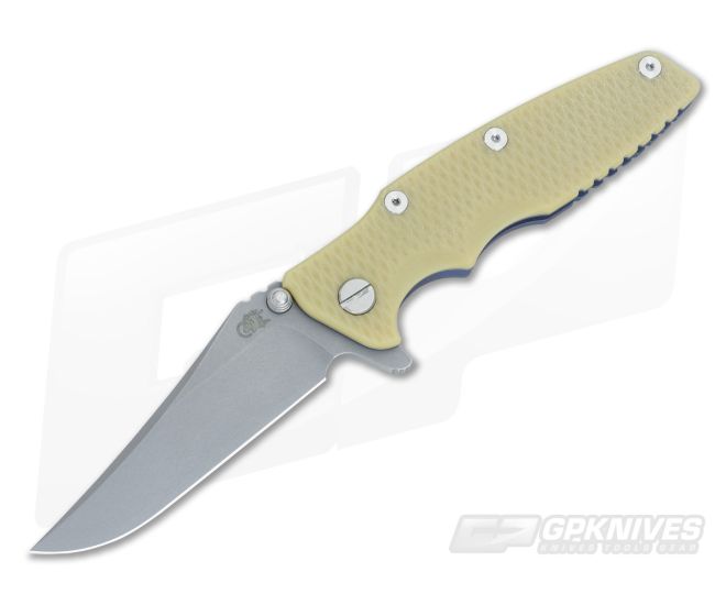 Hinderer Knives Eklipse Gen 2 Flipper Linen Working Finish 3 Hinderer Knives Eklipse Gen 2 Flipper Linen Working Finish