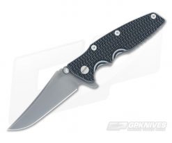Hinderer Knives Eklipse Gen 2 DLC Flipper Black Gray Bowie
