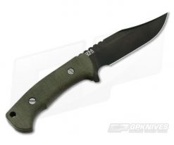 Hinderer Ranch Bowie Black Stonewash DLC CPM-3V Green Micarta Fixed Blade -us- Bowie Knives Sales 2022 0650 3