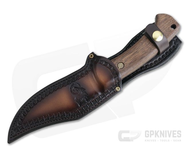 Hinderer Ranch Bowie Vintage Series Walnut Parkarized O1 Fixed Blade 0706 4 Hinderer Ranch Bowie Vintage Series Walnut Parkarized O1 Fixed Blade 0706 - Image 2