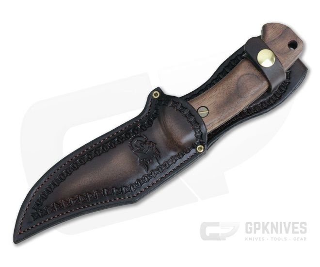 Hinderer Ranch Bowie Vintage Series Walnut Parkarized O1 Fixed Blade 0718 4 Hinderer Ranch Bowie Vintage Series Walnut Parkarized O1 Fixed Blade 0718 - Image 2