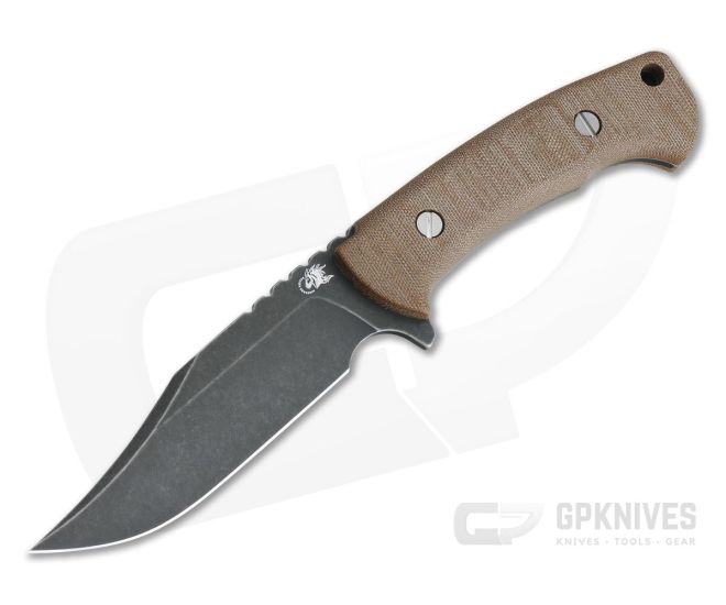 Hinderer Ranch Bowie Battle Black CPM-3V Natural Micarta Fixed Blade 3 Hinderer Ranch Bowie Battle Black CPM-3V Natural Micarta Fixed Blade