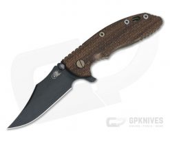 Hinderer XM-18 3.5" Vintage Series Parkerized O1 Bowie Textured Walnut Battle Green Tri-Way Pivot Flipper 0788