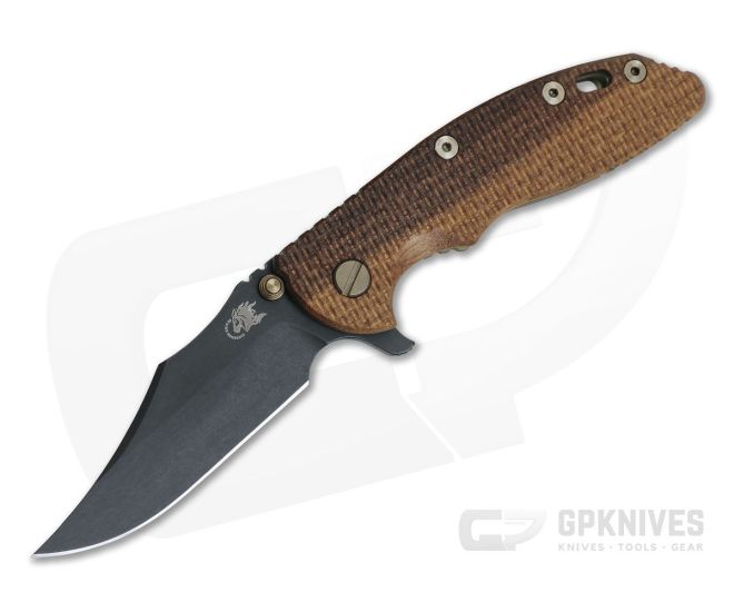 Hinderer XM-18 3.5" Vintage Series Parkerized O1 Bowie Textured Walnut Battle Green Tri-Way Pivot Flipper 0789 3 Hinderer XM-18 3.5" Vintage Series Parkerized O1 Bowie Textured Walnut Battle Green Tri-Way Pivot Flipper 0789