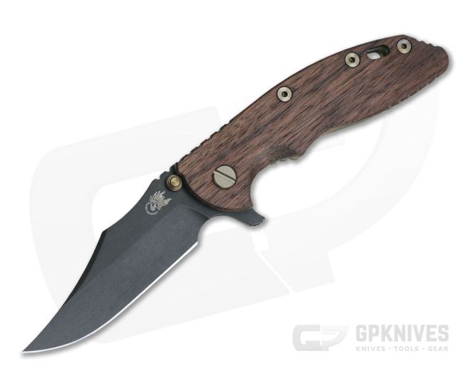 Hinderer XM-18 3.5" Vintage Series Parkerized O1 Bowie Smooth Walnut Battle Green Tri-Way Pivot Flipper 0790 3 Hinderer XM-18 3.5" Vintage Series Parkerized O1 Bowie Smooth Walnut Battle Green Tri-Way Pivot Flipper 0790