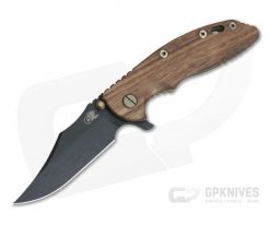 Hinderer XM-18 3.5" Vintage Series Parkerized O1 Bowie Smooth Walnut Battle Green Tri-Way Pivot Flipper 0794