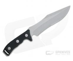 Microtech Arbiter Stonewashed Part Serrated CTS-204P Black G10 Fixed Blade 104-11 7 Microtech Arbiter Stonewashed Part Serrated CTS-204P Black G10 Fixed Blade 104-11 -us- Bowie Knives Sales 2022 104 11 3