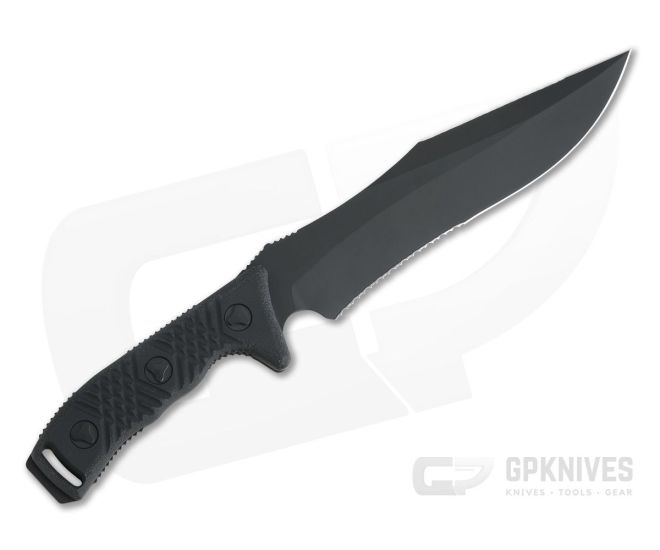 Microtech Arbiter G10 Black Serrated CTS-204P Fixed Blade 104-3 5 Microtech Arbiter G10 Black Serrated CTS-204P Fixed Blade 104-3 - Image 3
