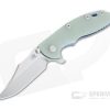 Hinderer XM-18 3.5" Bowie Stonewashed 20CV Jade G10 Blue Tri-Way Flipper 1069 -us- Bowie Knives Sales 2022 1069 1 1