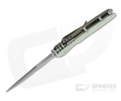 Hinderer XM-18 3.5" Bowie Working Finish 20CV Jade G10 Battle Bronze Tri-Way Flipper 1072 7 Hinderer XM-18 3.5" Bowie Working Finish 20CV Jade G10 Battle Bronze Tri-Way Flipper 1072 -us- Bowie Knives Sales 2022 1072 3