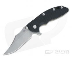 Hinderer XM-18 3.5" Bowie Working Finish 20CV Black G10 Battle Bronze Tri-Way Flipper 1075