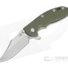 Hinderer XM-18 3.5" Bowie Stonewashed 20CV OD Green G10 Bronze Tri-Way Flipper 1085 -us- Bowie Knives Sales 2022 1085 2