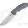 Hinderer Emmett Bowie Stonewashed 20CV Black Micarta Fixed Blade 1277 -us- Bowie Knives Sales 2022 1277 1 1