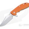 Hinderer XM-24 Bowie 20CV Orange G10 Stonewashed Bronze Tri-Way Pivot Flipper 1312 -us- Bowie Knives Sales 2022 1312 1 1