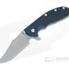 Hinderer XM-24 Bowie 20CV Blue/Black G10 Working Finish Tri-Way Pivot Flipper 1317 -us- Bowie Knives Sales 2022 1317 1 2