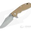 Hinderer XM-24 Bowie 20CV Coyote Tan G10 Battle Bronze Tri-Way Pivot Flipper 1340