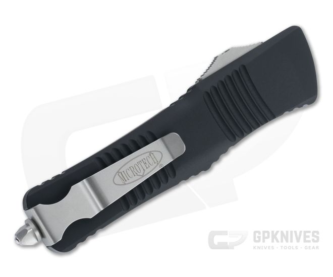 Microtech Combat Troodon Bowie Stonewashed M390 Black OTF Automatic Knife 146-10 4 Microtech Combat Troodon Bowie Stonewashed M390 Black OTF Automatic Knife 146-10 - Image 2