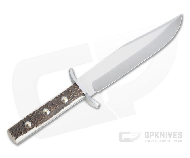 Linder Knives Solingen Classic Bowie Stag Handle Fixed Blade 176420 5 Linder Knives Solingen Classic Bowie Stag Handle Fixed Blade 176420 - Image 3