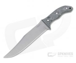 Condor Tool & Knife Belgian Bowie 1075 Black Canvas Micarta Fixed Blade Knife CTK1825-7.5HC