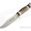 Linder Knives Large Traveller Bowie Stag Handle 190112