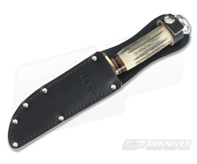 Linder Knives XL Traveller Bowie Stag Handle 190113 4 Linder Knives XL Traveller Bowie Stag Handle 190113 - Image 2