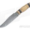 Olamic Cutlery Bowie Birch Series Damascus Prototype
