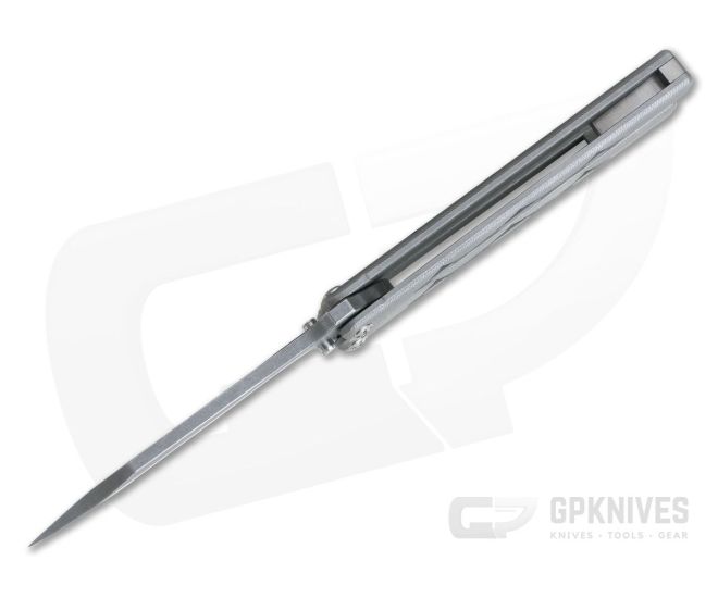 John Gray Custom Balisong 204P Tanto Bowie Carbon Fiber Inlaid Titanium 5 John Gray Custom Balisong 204P Tanto Bowie Carbon Fiber Inlaid Titanium - Image 3