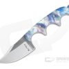 Alan Folts Custom Minimalist Bowie Neck Knife Two-tone CPM-154 Easter Custom Acrylic -us- Bowie Knives Sales 2022 3985