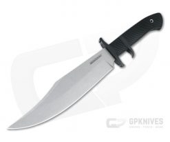 Cold Steel Marauder Bowie Stonewashed AUS-8A Black Kray-Ex Fixed Blade 39LSWBA