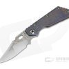 Mick Strider Custom SMF Nightmare Grind Bowie Multi-Color Textured Titanium Frame Lock -us- Bowie Knives Sales 2022 4127