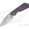 Mick Strider Custom SMF Nightmare Grind Bowie Multi-Color Orange Peel Titanium Frame Lock -us- Bowie Knives Sales 2022 4128 1