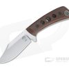 Tom Krein Custom TK-4 Mini-Bowie Brown Canvas Micarta Satin Nitro-V Fixed Blade 4332 -us- Bowie Knives Sales 2022 4332 1