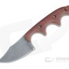 Alan Folts Minimalist Bowie Stonewashed CPM-154 Chili Red Micarta Fixed Blade 4491 -us- Bowie Knives Sales 2022 4491 1