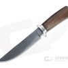 Bill Miller Custom Small Fighter Carbon Damascus Yarran Wood Fixed Blade 4533 -us- Bowie Knives Sales 2022 4533 1