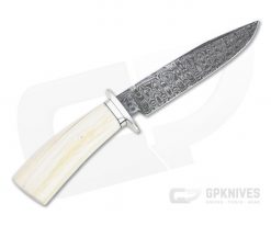 Bill Miller Custom Fighter Large Carbon Damascus Walrus Ivory Fixed Blade 4763 7 Bill Miller Custom Fighter Large Carbon Damascus Walrus Ivory Fixed Blade 4763 -us- Bowie Knives Sales 2022 4763 3