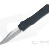 Heretic Knives Manticore-S Bowie Blade Show Special Two-Tone Battleworn Elmax Black OTF Automatic -us- Bowie Knives Sales 2022 bs2021 1