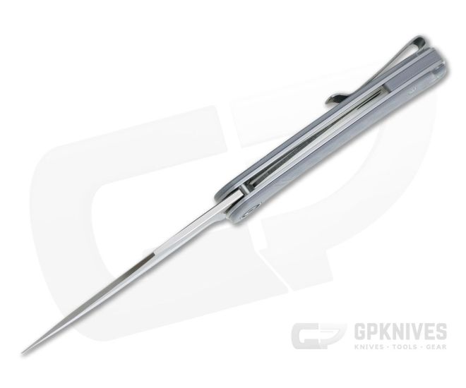 CIVIVI Dogma C2005B Gray G10 Satin D2 Stainless Steel Liner Lock Flipper 5 CIVIVI Dogma C2005B Gray G10 Satin D2 Stainless Steel Liner Lock Flipper - Image 3