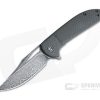 CIVIVI Ortis Black Hand Rubbed Damascus Clip Point Carbon Fiber Liner Lock Flipper C2013DS-1 -us- Bowie Knives Sales 2022 c2013ds 1 1 1