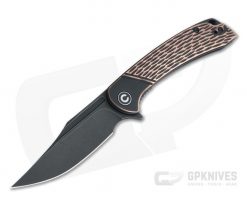CIVIVI Dogma Black Polished Copper Black Stonewashed D2 Liner Lock Flipper C2014B