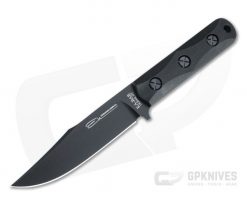 Kabar EK Commando Short Clip Point Black 1095 Cro-Van Ultramid Fixed Blade EK50