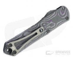 Heretic Knives Manticore-S Bowie DLC Elmax Purple Camo Carbon Fiber OTF Automatic H022B-6A-PUCF -us- Bowie Knives Sales 2022 h022b 6a pucf 3