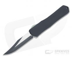 Heretic Knives Manticore-X Bowie Two-Tone Black Elmax Jade G10 Back Cover Black OTF Automatic H030B-10A-JADE