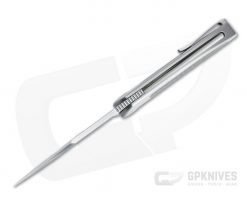 Sharp By Design Mini Tempest Bowie Satin M390 Carbon Fiber Front Flipper Knife -us- Bowie Knives Sales 2022 mtff 10 3