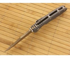 Hinderer Knives XM-18 3.5" FDE DLC Bowie Flipper Gray Working Finish Frame -us- Bowie Knives Sales 2022 xm18 35 054 3