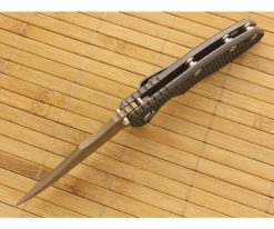 Hinderer Knives XM-18 3.5" FDE DLC Bowie Flipper Green-Black WF Frame -us- Bowie Knives Sales 2022 xm18 35 055 3