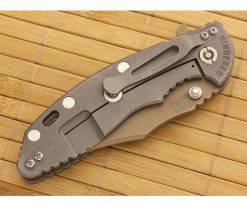 Hinderer Knives XM-18 3.5" FDE DLC Bowie Flipper Camo Working Finish Frame -us- Bowie Knives Sales 2022 xm18 35 056 2